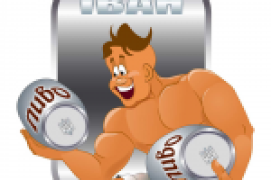 Магнитик "Культурист"