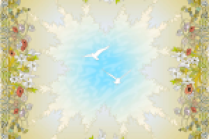 Витраж потолочный.