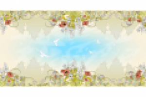 Витраж овальный