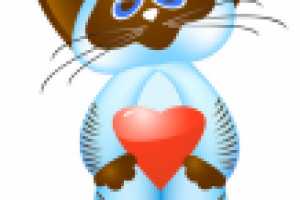 Грустный котенок