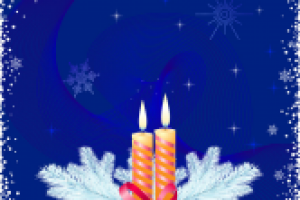 Иллюстрация для новогодней открытки