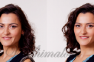 ретушь с сохранением текстуры кожи