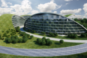 Гостиничный комплекс на озере Иссык-Куль. (Кыргызстан)