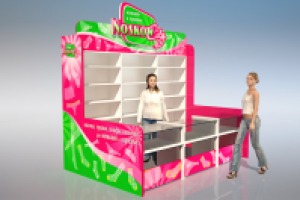 Макет торгового островка