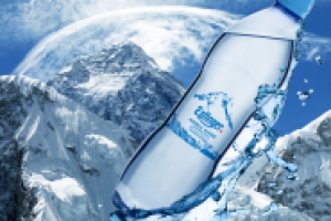 Дизайн этикетки минеральной води "Eptinger"