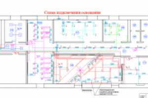 схема подключения освещения