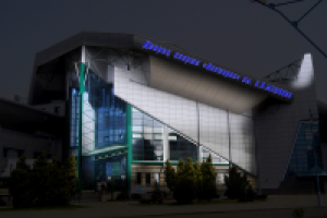 Объемные световые буквы, подсветка фасада