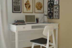 Дизайн рабочей зоны в детской в скандинавском стиле