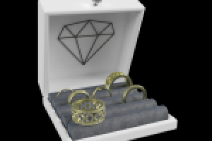 Штукатулка с кольцами