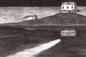 Иллюстрация к книге Г.Ф. Лавкрафта "Сияние извне"