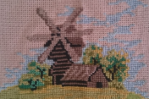 100 рублей вышивка