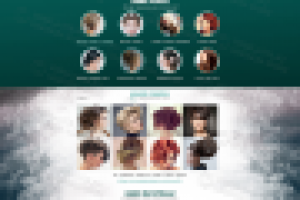 Проект парикмахерская Landing Page "Мистер кутс"