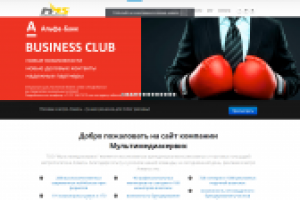 Сайт рекламной компании MultiMediaService