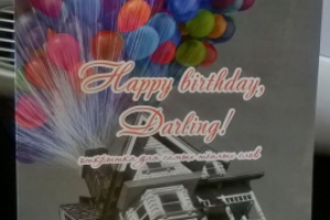 Дизайн открытки на День Рождения подруге