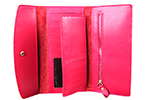 Кошелёк на кнопке Pink1