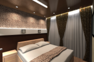 Разработка и визуализация спальни