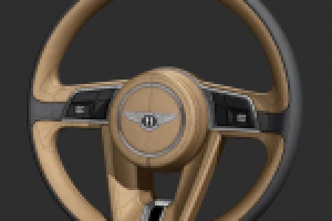 Создание руля управления автомобиля Bentley