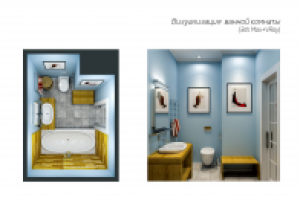 Дизайн-проект 3х-комнатной квартиры (ванная)