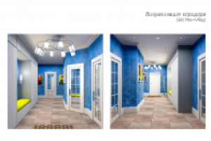 Дизайн-проект 3х-комнатной квартиры (коридор)