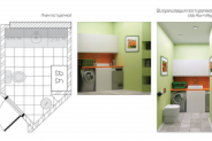 Дизайн-проект 3х-комнатной квартиры (постирочная)