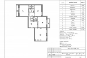 Дизайн-проект 3х-комнатной квартиры (план демонтажа)
