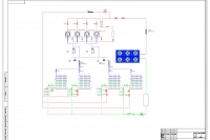 Гидравлическая схема холодильной централли