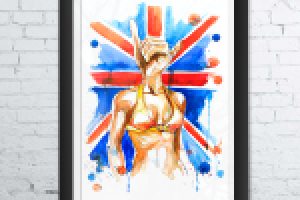 Иллюстрация Британский флаг