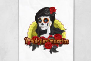 Иллюстрация Dia de los muertos