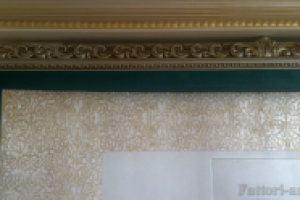 Серебрение и старение битумом фактурной поверхности.