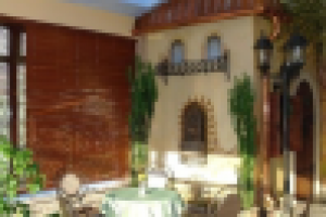 Панорамная роспись в зимнем саду Итальянский дворик.