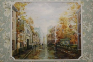 Пейзажная роспись Московские улицы.