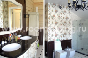 Ванная комната в загородном доме