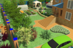 Визуализация участка 11 соток