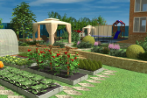 Визуализация участка 11 соток