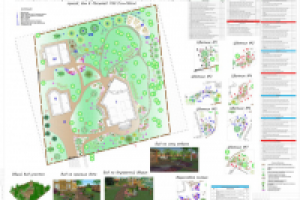 Ландшафтный дизайн-проект  20 соток