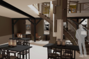 Интерьер клуба "Дикий Запад"