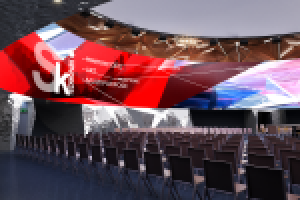 Интерьер медиапространства г. Сколково