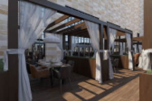 Терраса ресторана Иран г. Курдистан