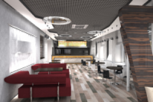 Интерьер кафе быстрого питания