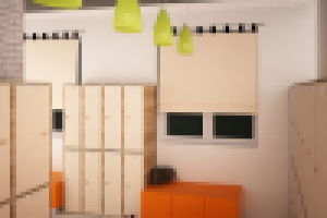 Раздевалка для спортивного клуба