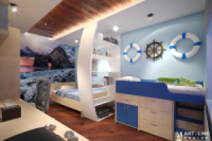 Двухкомнатная квартира в современном стиле