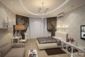 Двухкомнатная квартира в стиле Легкая классика