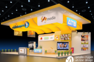 Дизайн выставочного стенда телеканала CTC