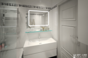 Трехкомнатная квартира в стиле минимализм