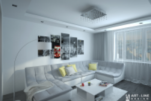 Трехкомнатная квартира в стиле минимализм