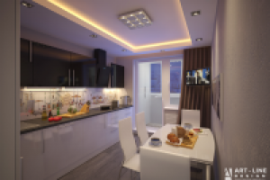 Трехкомнатная квартира в стиле минимализм