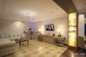 Трехкомнатная квартира в стиле легкая классика