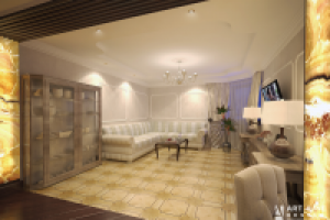 Трехкомнатная квартира в стиле легкая классика