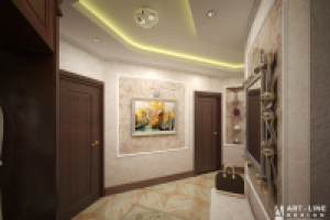 Трехкомнатная квартира в стиле легкая классика