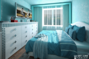 Двухкомнатная квартира в современном стиле